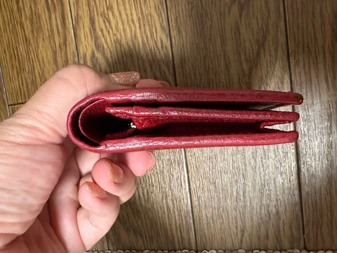 Gucci マーモント　レッド　二つ折り財布 ミニ財布