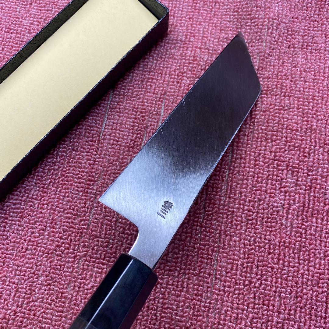 銀三　ケンムキ包丁、剥き物包丁　180㎜ 6寸