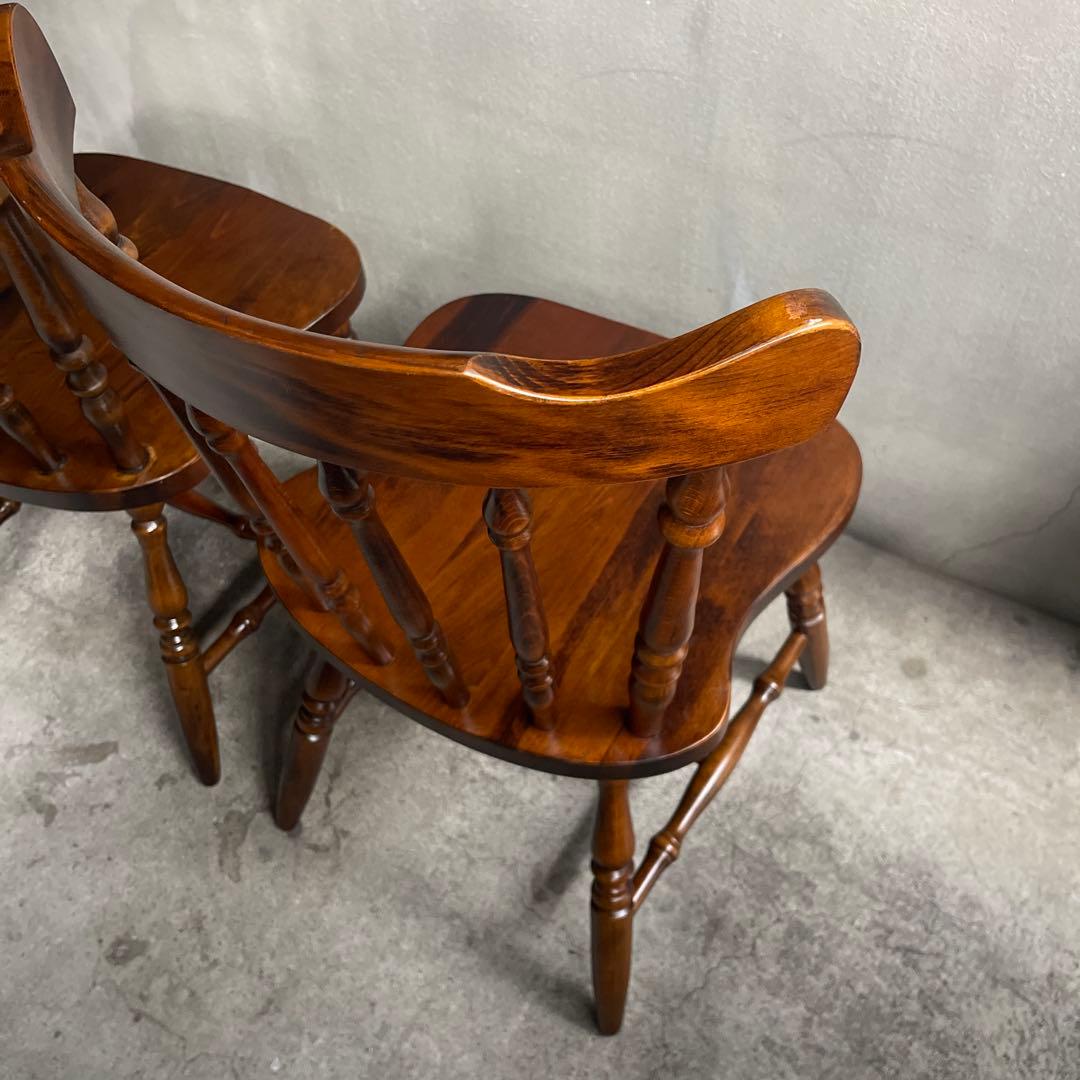 飛騨家具　ウィンザーチェア　2脚セット