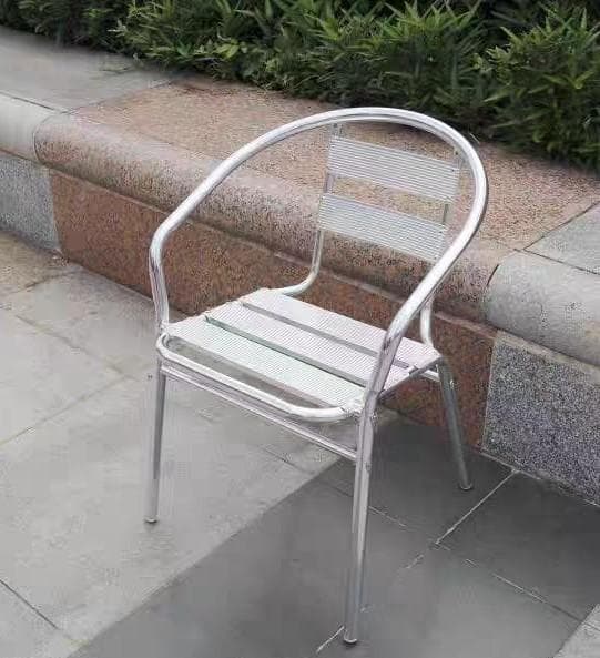 軽量アルミ屋外用チェア 訳あり品　写真をご確認 SF27-14