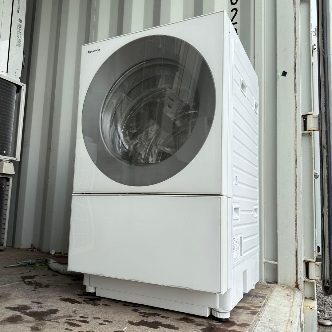 設置込み✨　パナソニック　ドラム洗濯機　キューブル　ホワイト　10kg