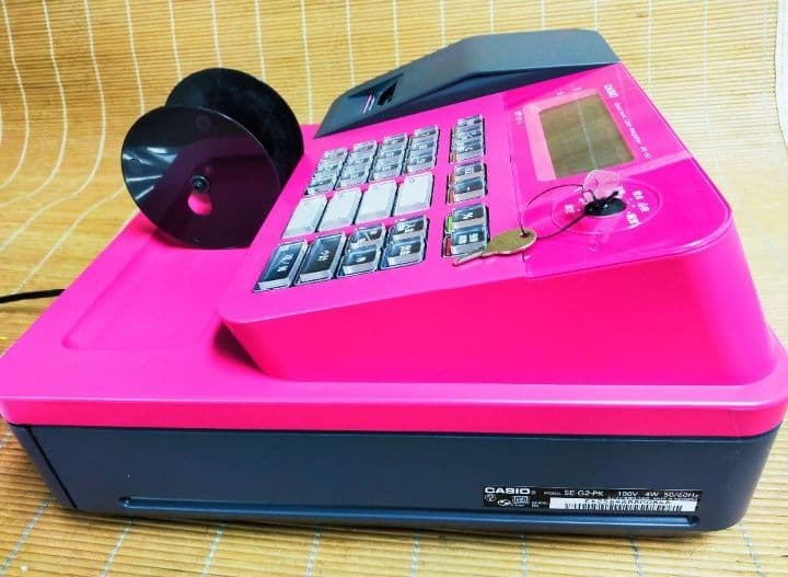 カシオレジスター　SE-G2　コンパクト　人気機種　感熱紙　036633