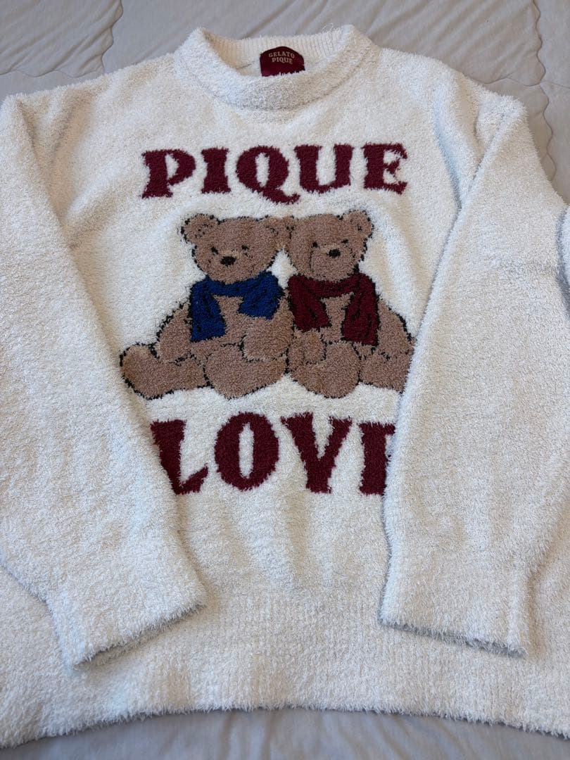 【ジェラート ピケ] HOLIDAY ベアジャガードプルオーバー ロングパンツ