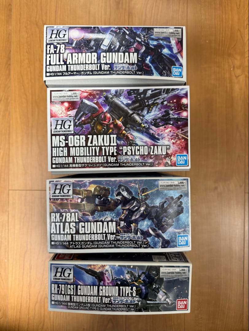 Y*i様 HGサンダーボルトセット　FAガンダム サイコザク　アトラス　陸戦型ガ