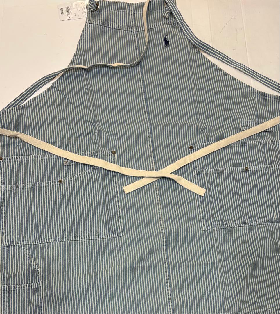 新品タグ付☆ラルフローレン☆フレッシュポンド　エプロン　デニム　ヒッコリー未使用