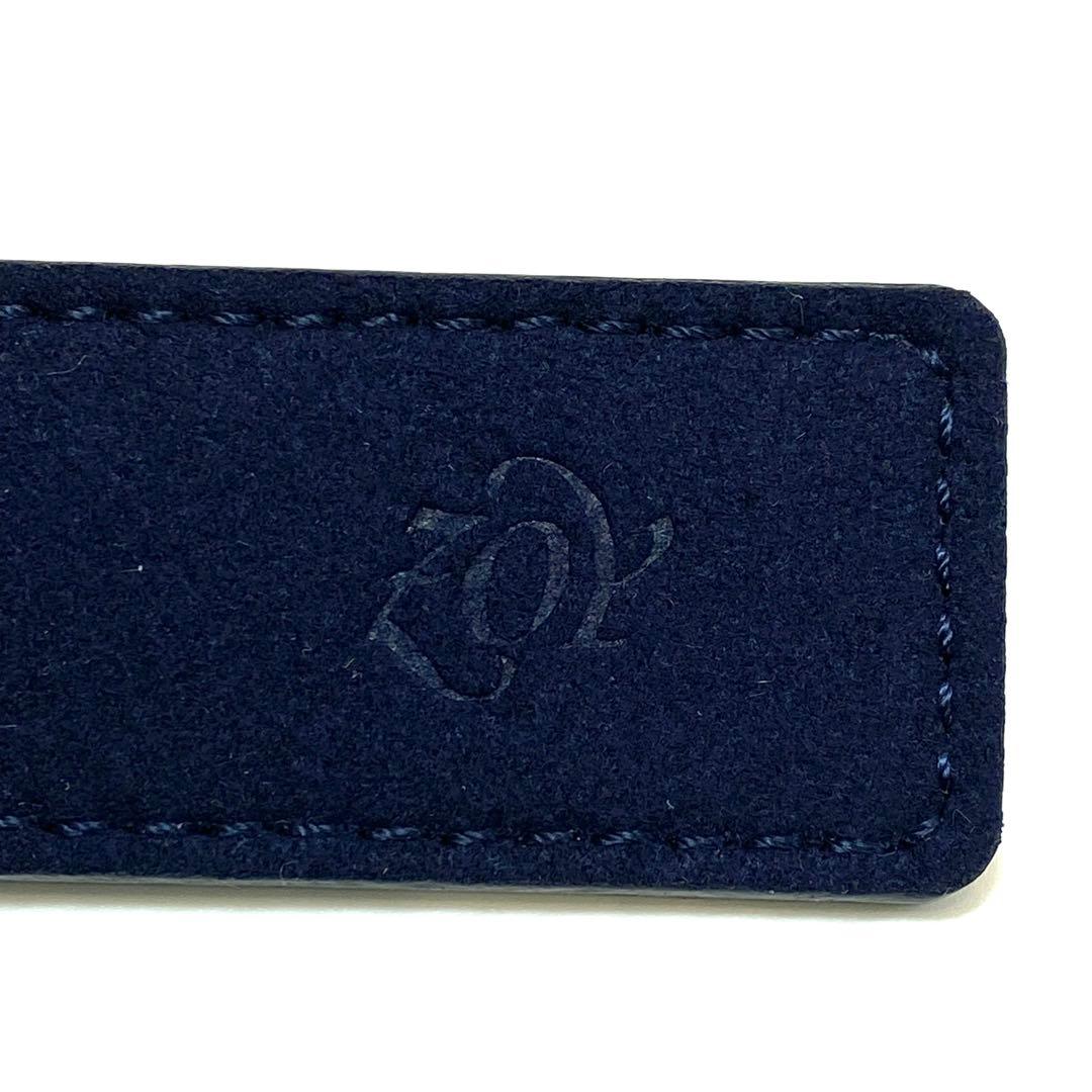 【未使用】定価1.5万円 ZOY ゾーイ スエードベルト ネイビー