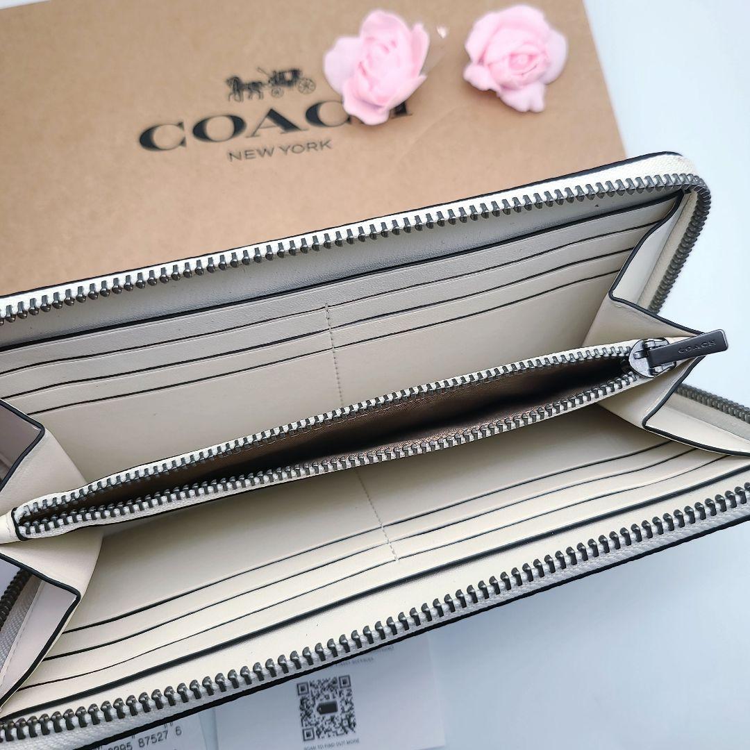 新商品　COACH　コーチ　長財布　アコーディオンウォレット　正規品