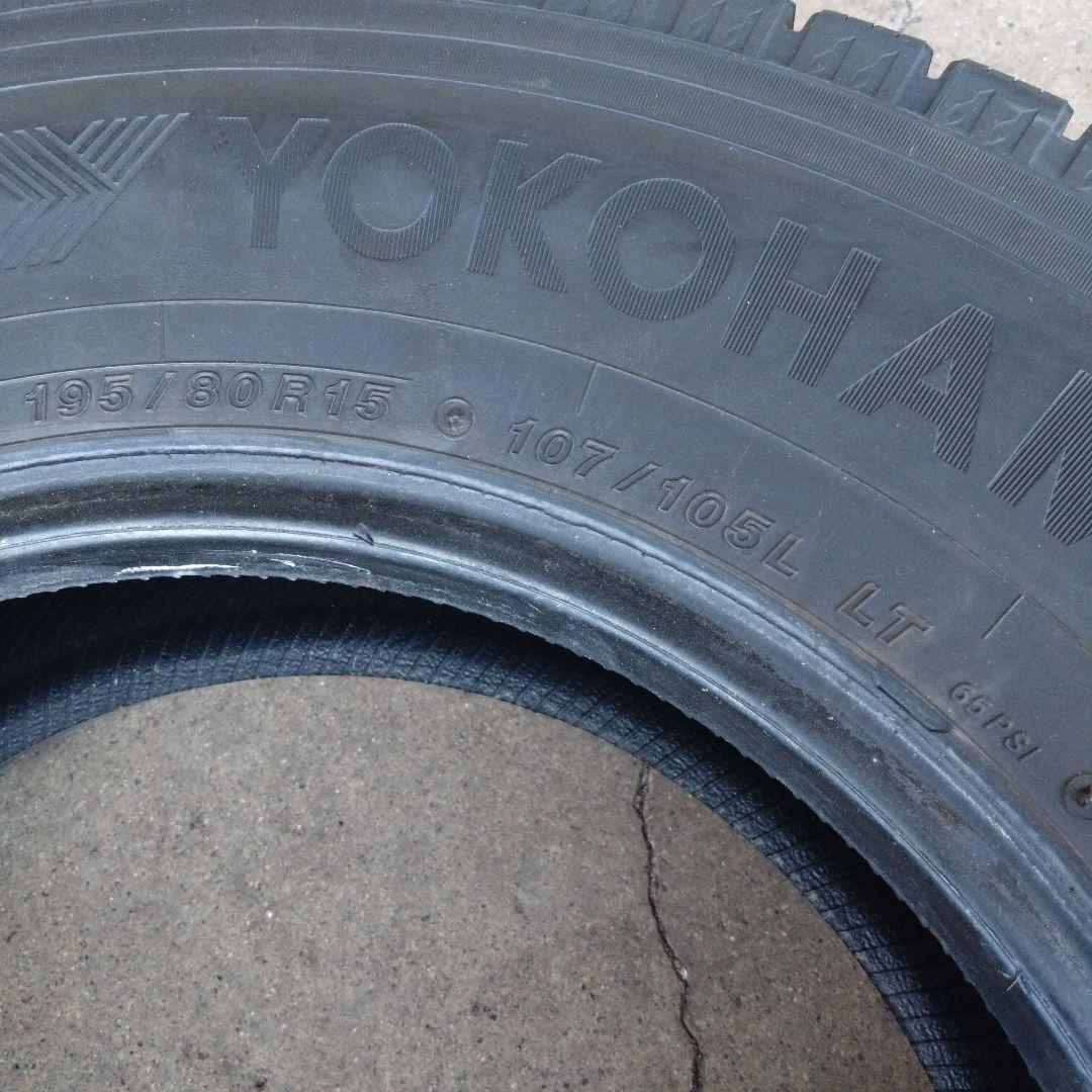 タカッチ 送料無料 ヨコハマ IG91 195/80R15 2本セット