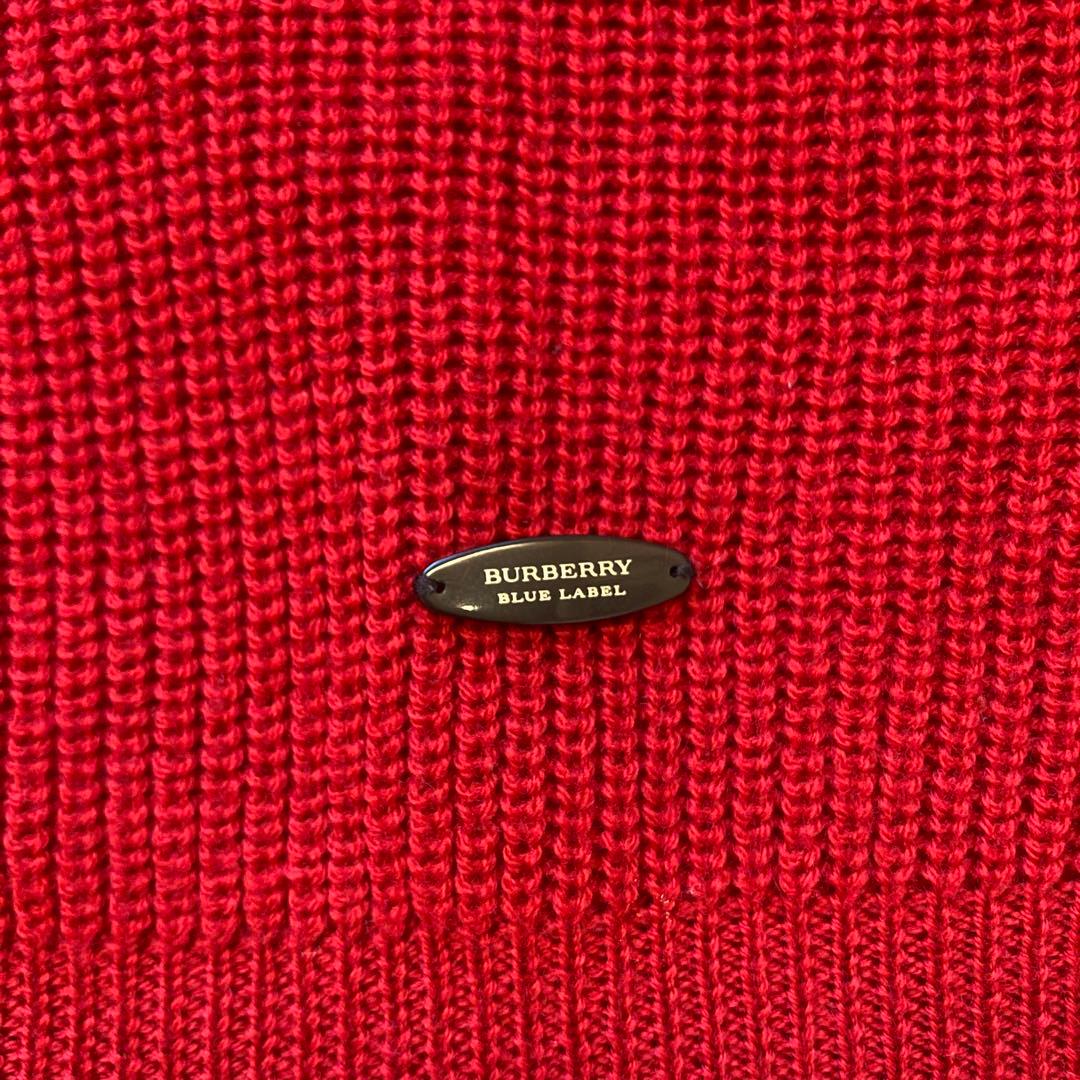 未使用　BURBERRY LONDON タートルネック　ニット　ノバチェック