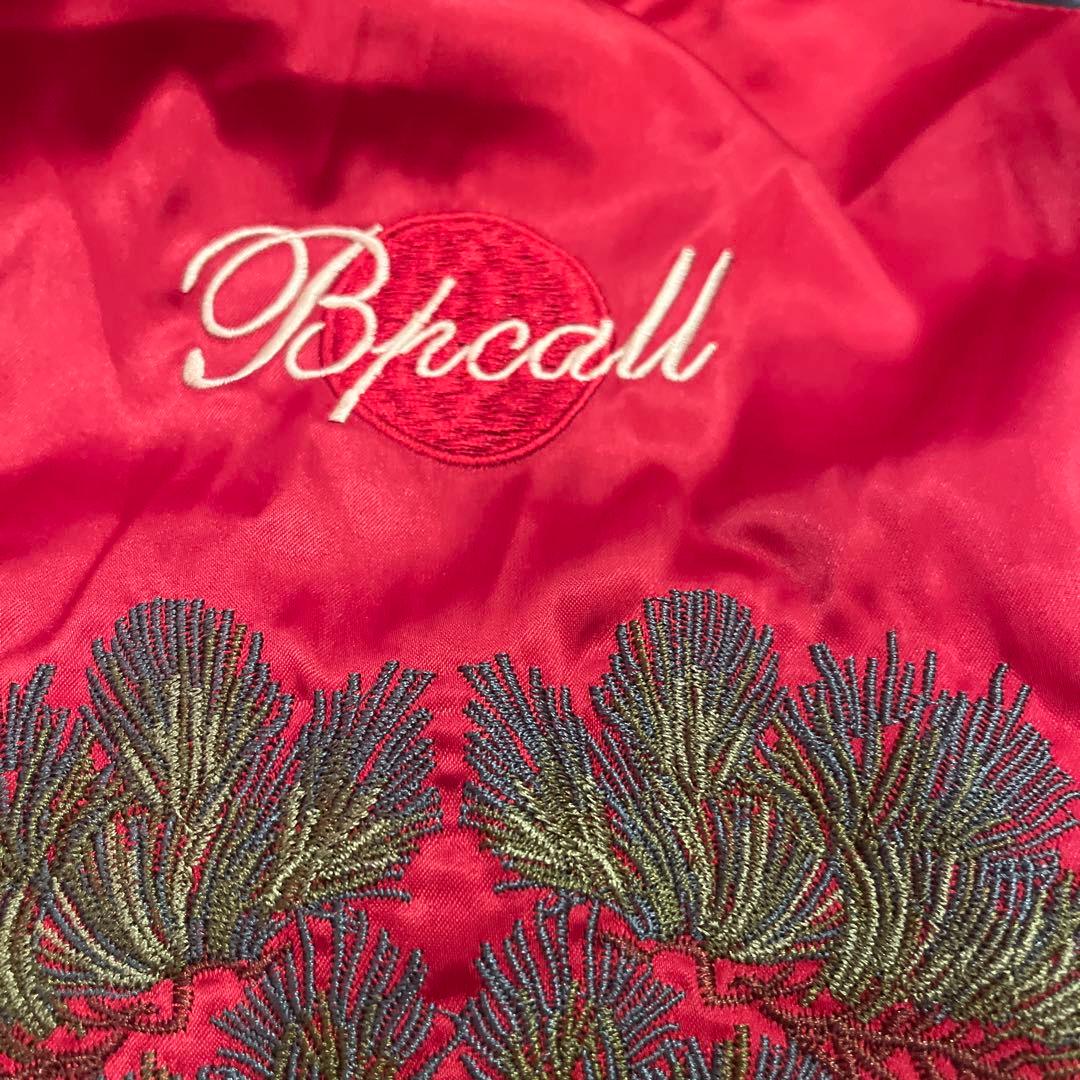 リバーシブル スカジャン 鶴 蜂