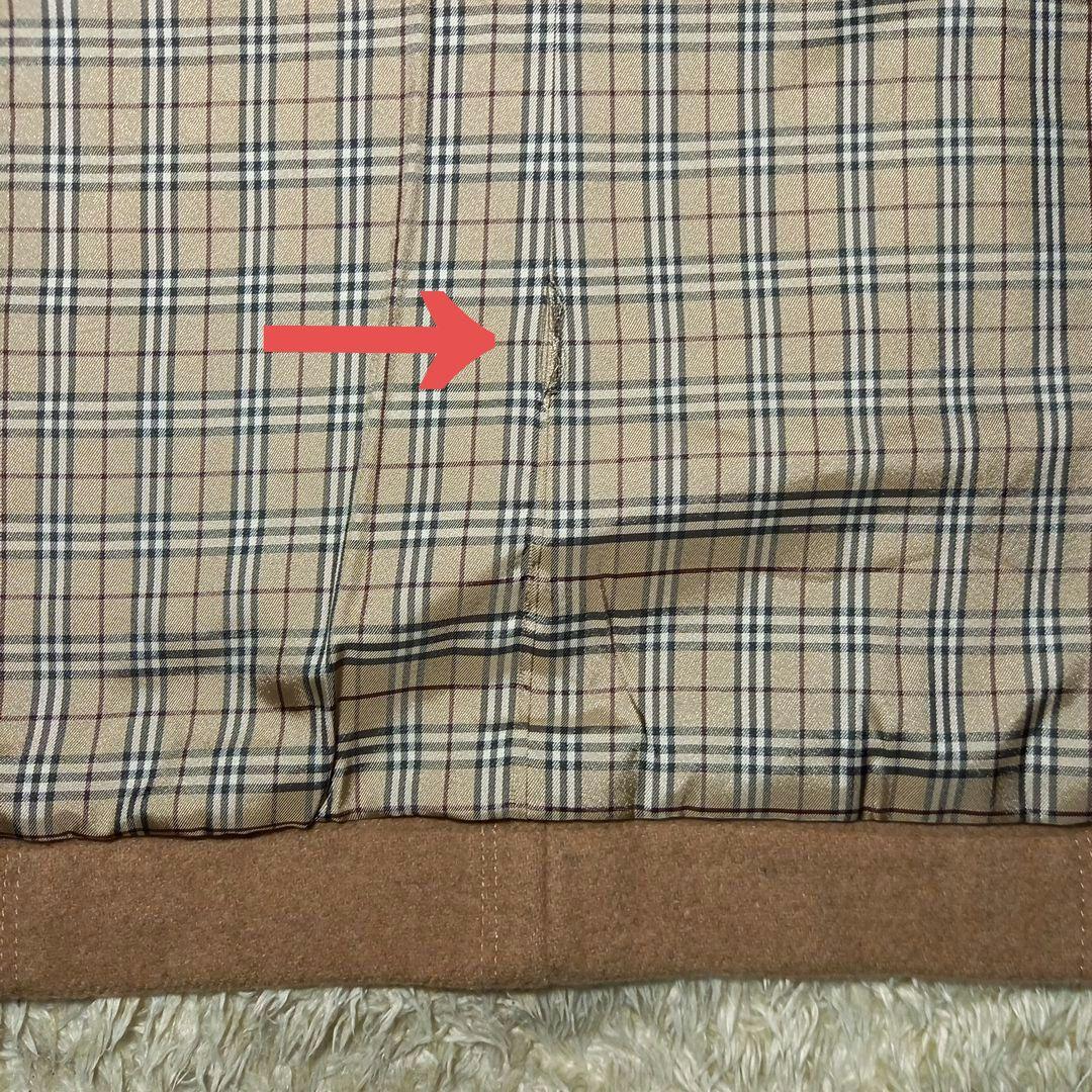 バーバリー　ブルーレーベル　裏地ノバチェック　ダッフルコート　サイズ38(M)