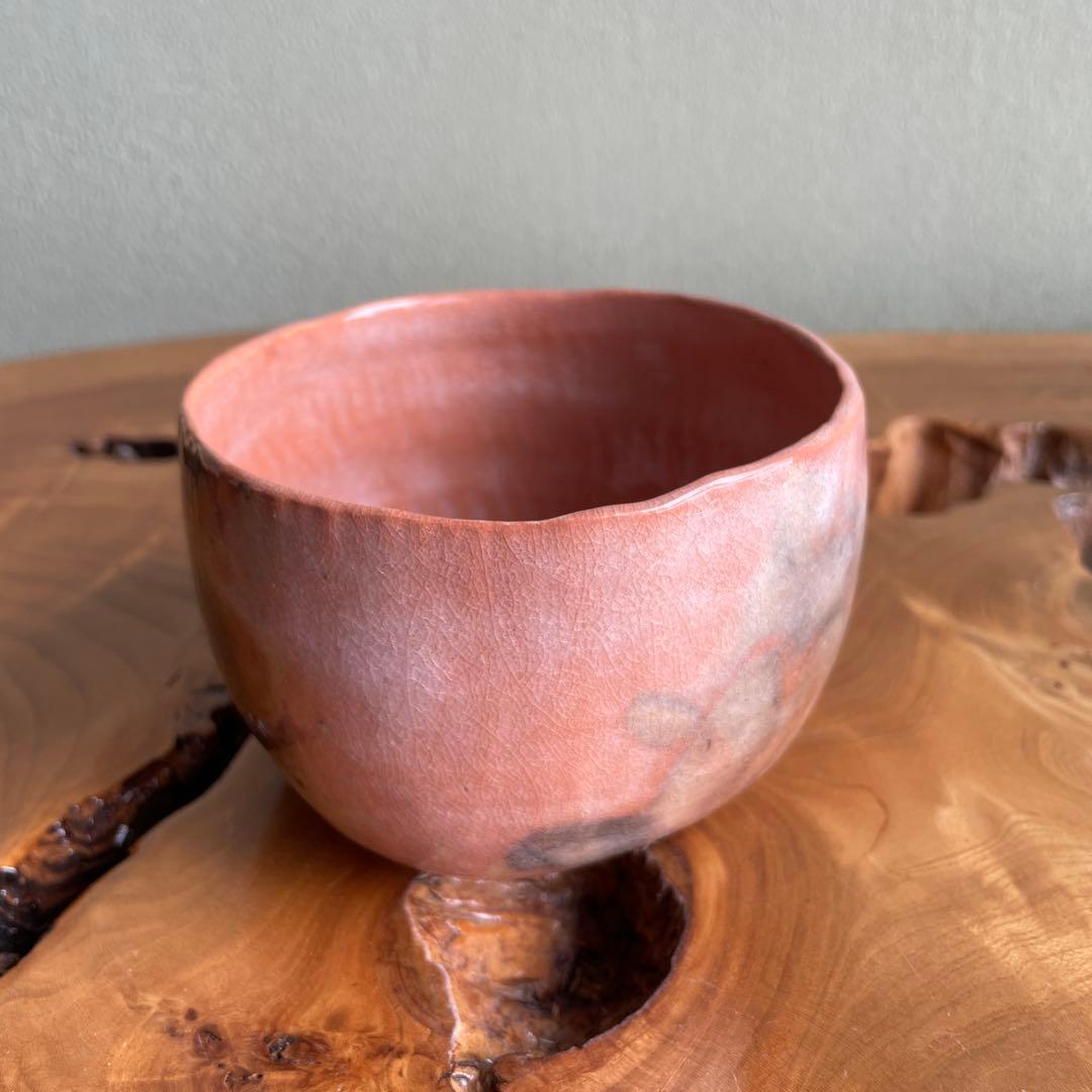 佐々木昭楽造 楽焼 抹茶碗 茶道具 共箱（11m）