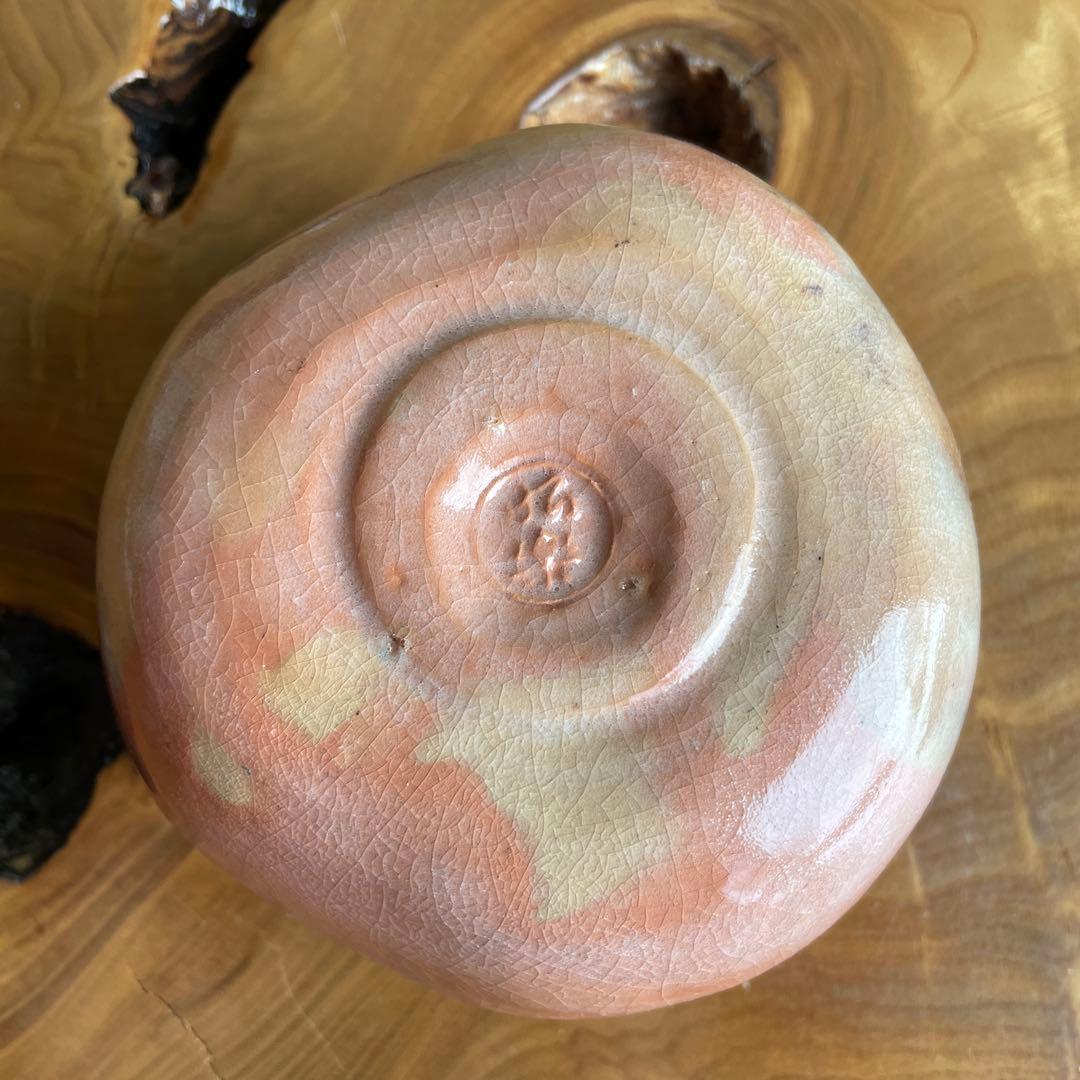 佐々木昭楽造 楽焼 抹茶碗 茶道具 共箱（11m）