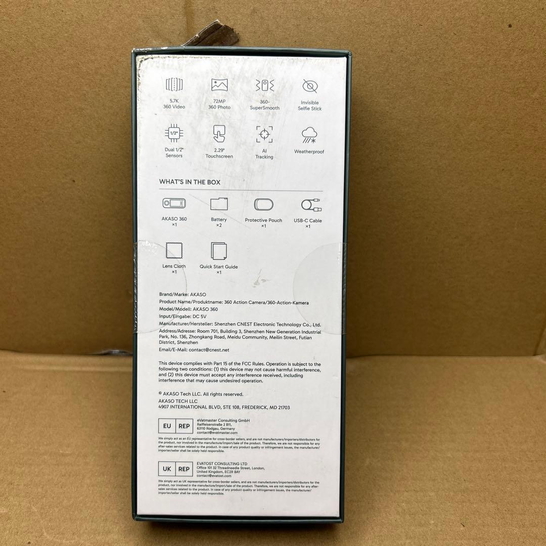 ビデオカメラ akaso360