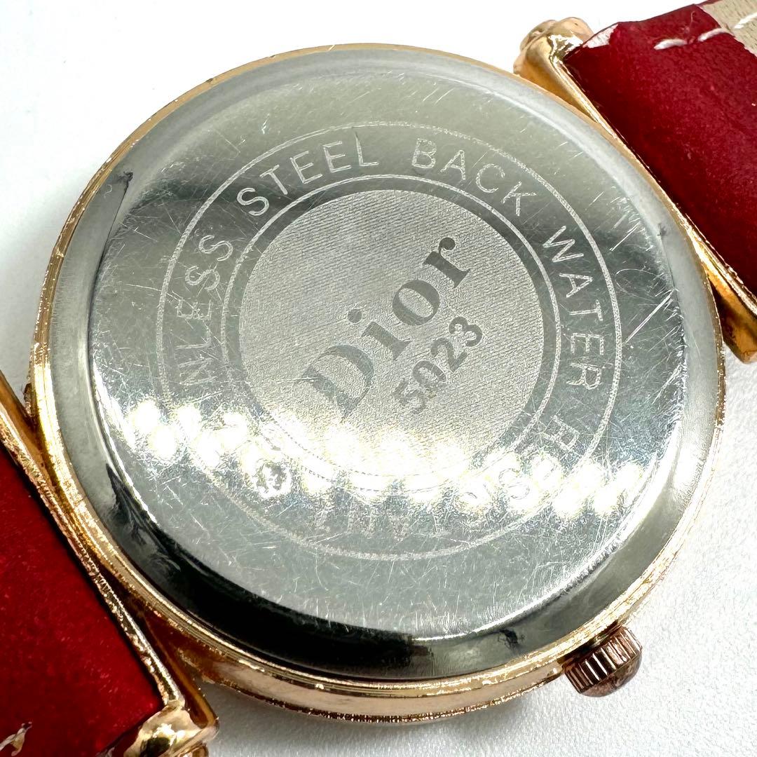 【稼働】美品 Christian Dior クォーツ 腕時計 星空 ラウンド