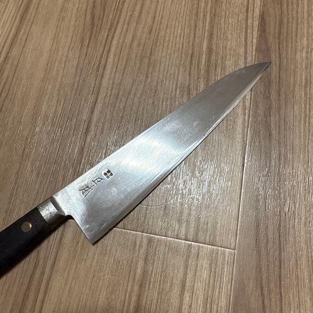 正本　包丁　洋出刃　刃渡り24cm