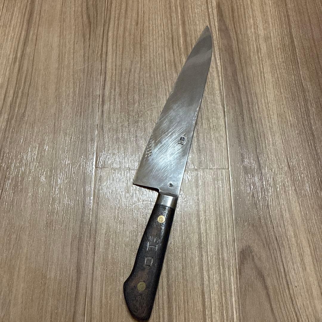 正本　包丁　洋出刃　刃渡り24cm