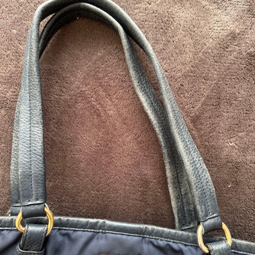 PRADA 紺　ナイロン トートバッグ