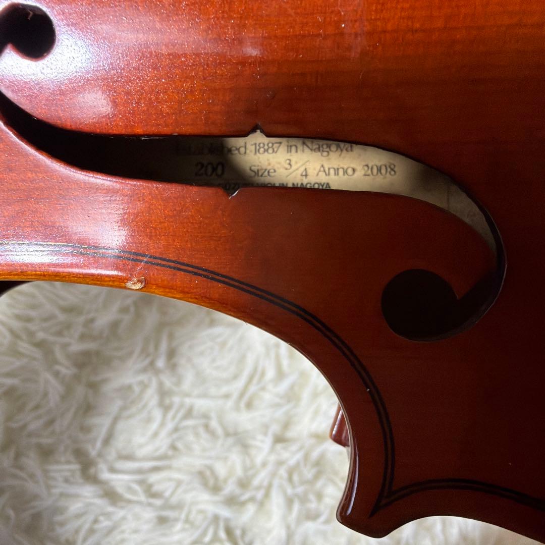 SUZUKI バイオリン 3/4 No.200 ハードケース付属　スズキ