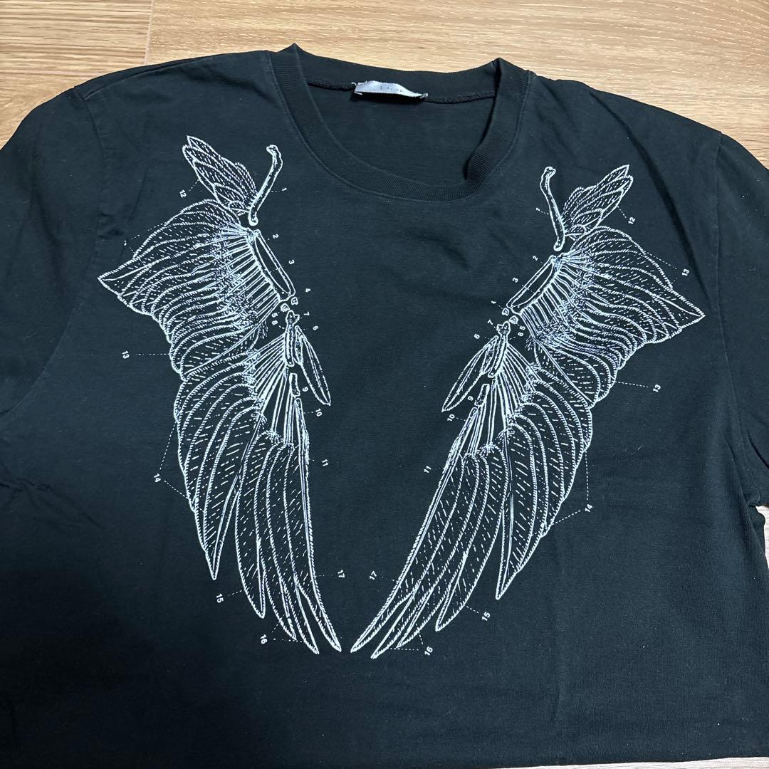 エディ期 Dior Homme 07AW エンジェルウイング ブラック Tシャツ
