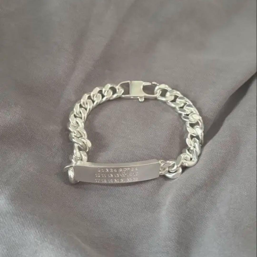 MM6 maison margielaシルバー　バングル　ブレスレット