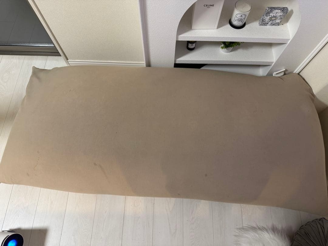 Yogibo Max ライトグレー ソファー クッション 座椅子 ソファーベッド