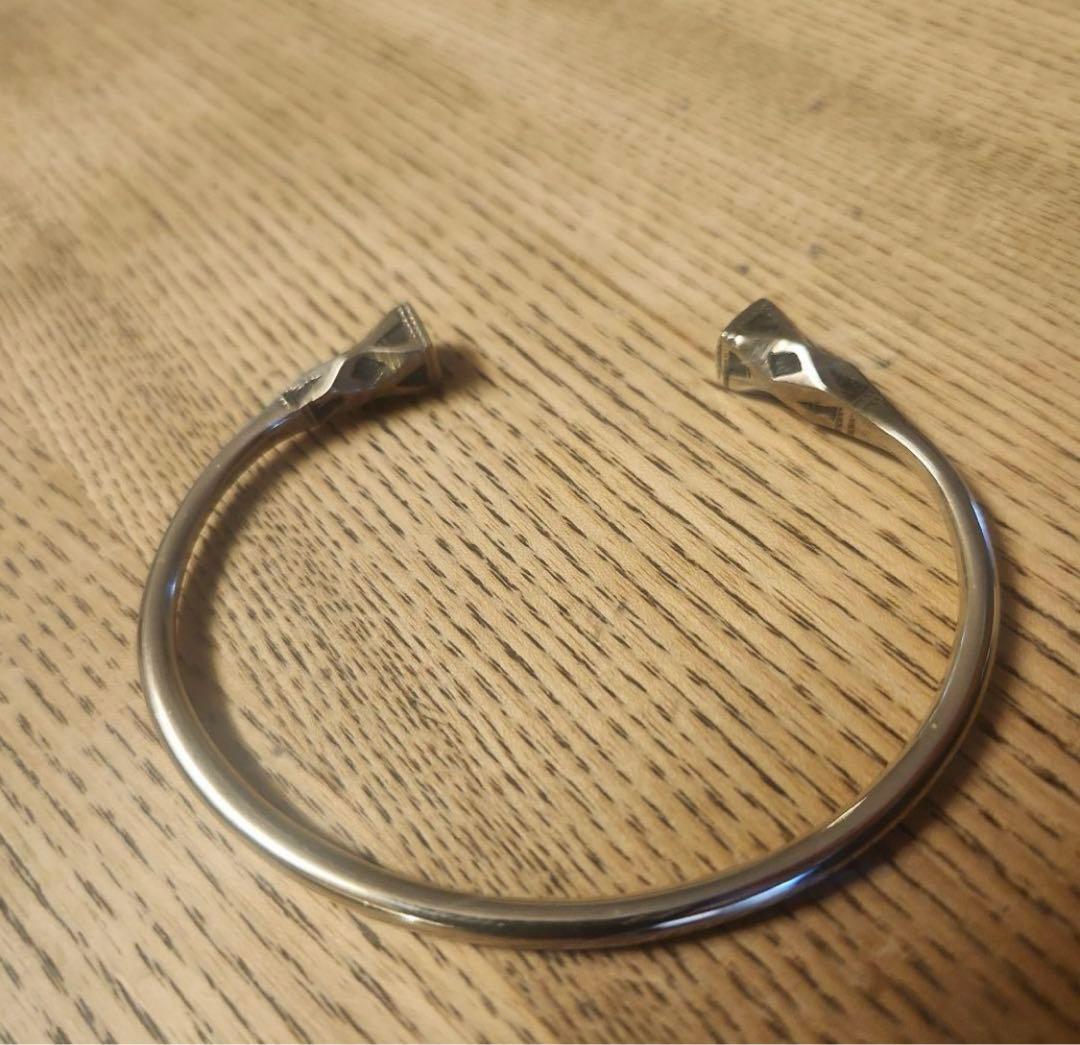 トゥアレグバングル　 幾何学模様 オープンエンドブレスレット