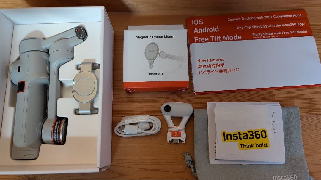 Insta360 Flow 2 Plus AIトラッカー　磁気マウント付き