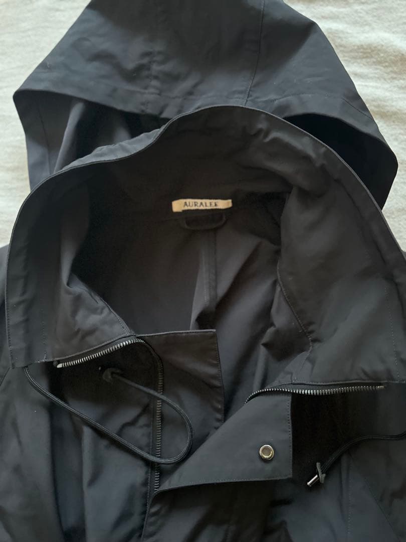 AURALEE フード付きロングコート