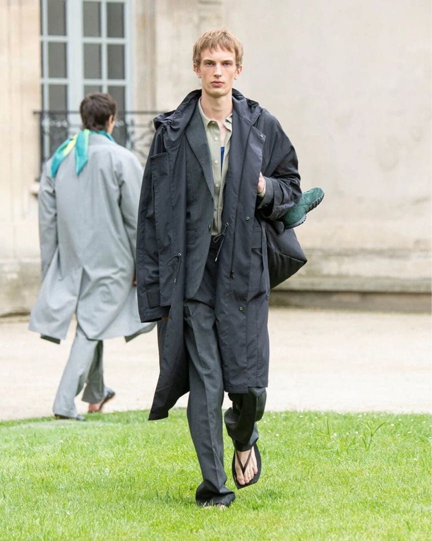 AURALEE フード付きロングコート