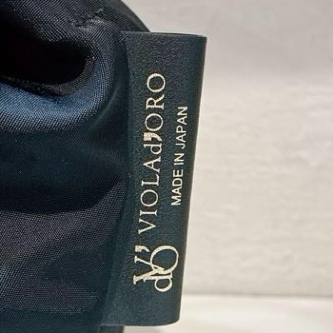 【極美品】VIOLAd’ORO BIANCA トートバッグ S 2WAY 黒