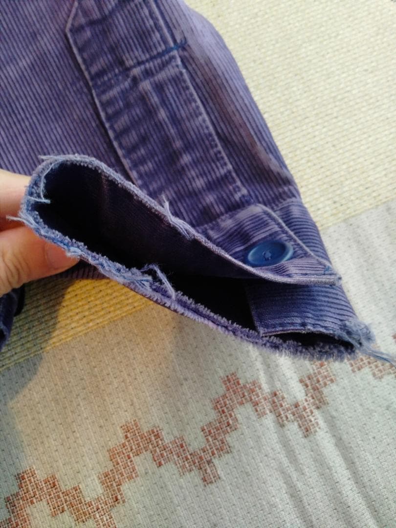 ビンテージ60年代FFA両面刺繍ワッペンコーデュロイJKTジッパーTALON36