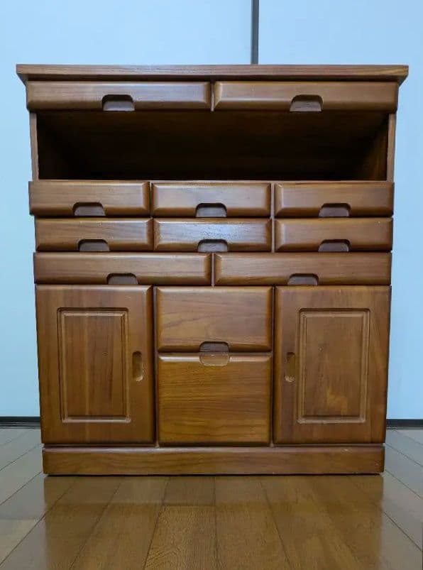 【最終値下げ】キャスター付き木製チェスト　電話台