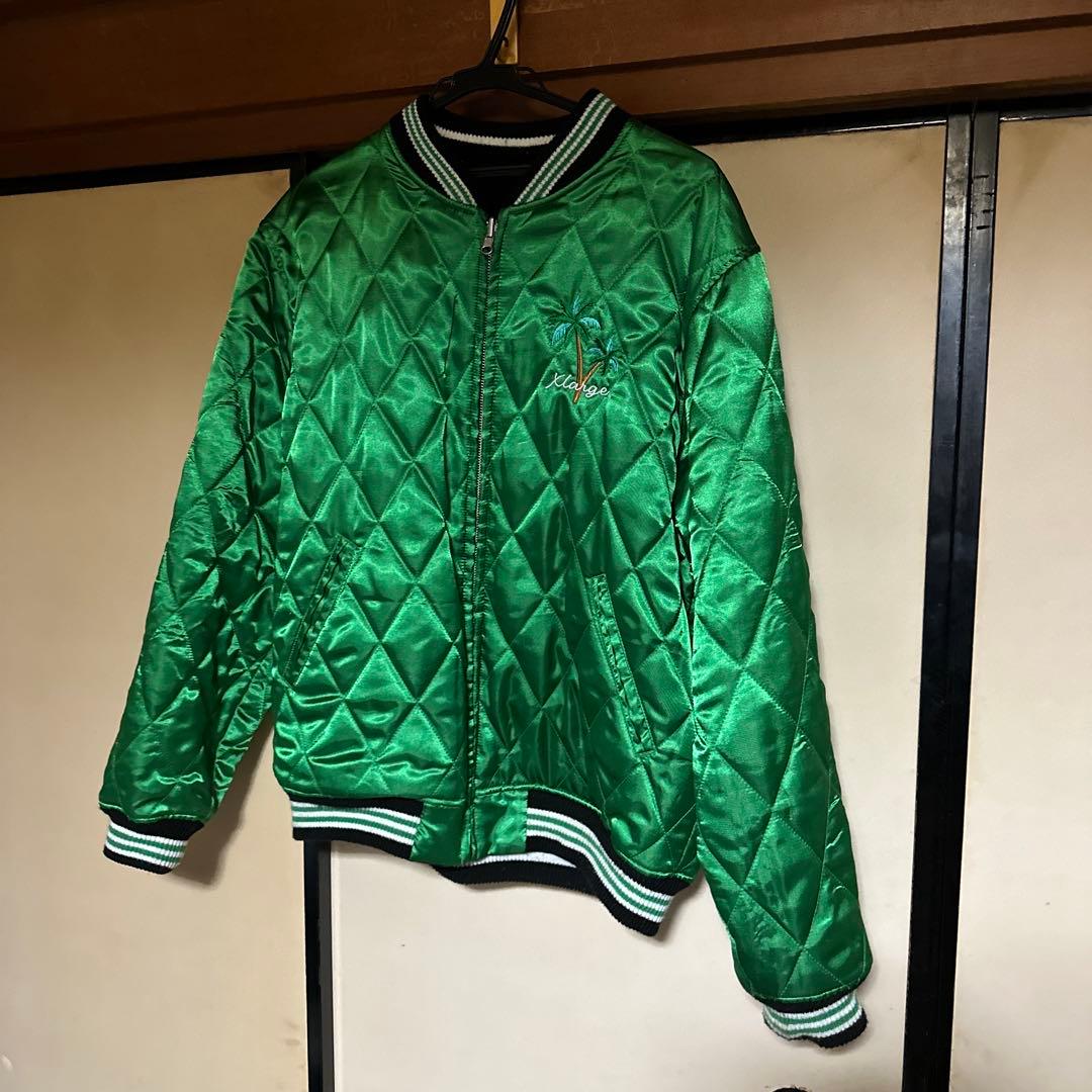 Xlarge キルティングジャケット グリーン/ブラック