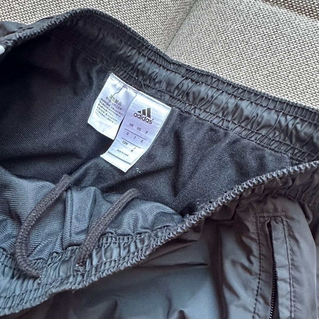 「美品」adidas 裏起毛ブラックジャージ上下セット