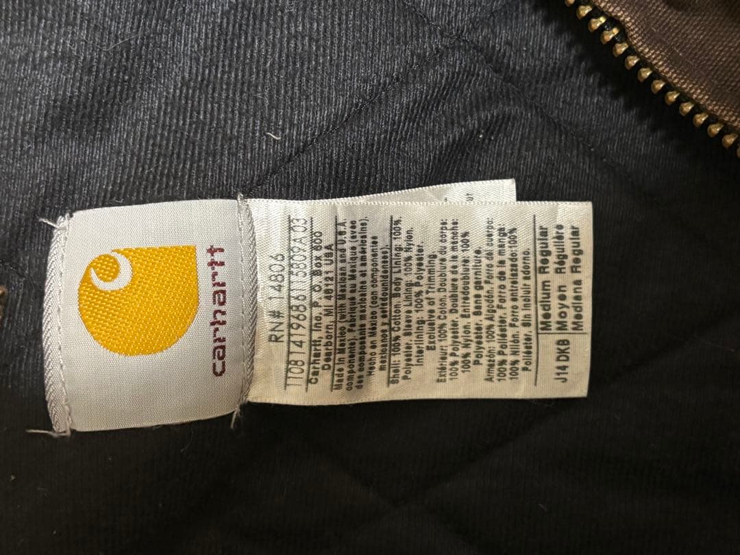 【極美品/08年製】Carhartt サンタフェジャケット J14 DKB M