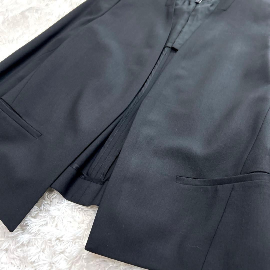 【美品】 Theory　パンツスーツ　オフィスウェア　セットアップ　黒　0サイズ