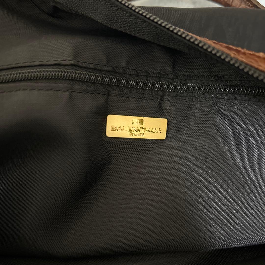 BALENCIAGA 2wayボストンバッグ ネイビー