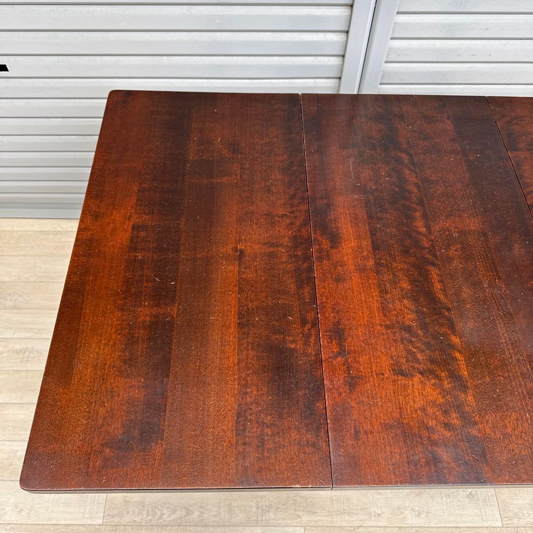 北海道民芸家具 ダイニングテーブル　バタフライ　折りたたみテーブル　北民