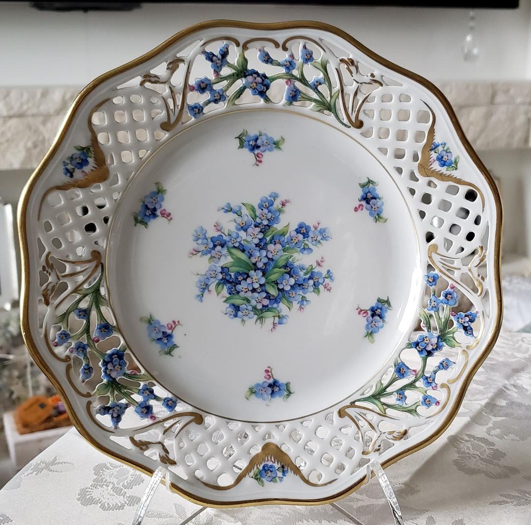 シューマン ⑮ ババリア 勿忘草 ピアス プレート 21.5cm