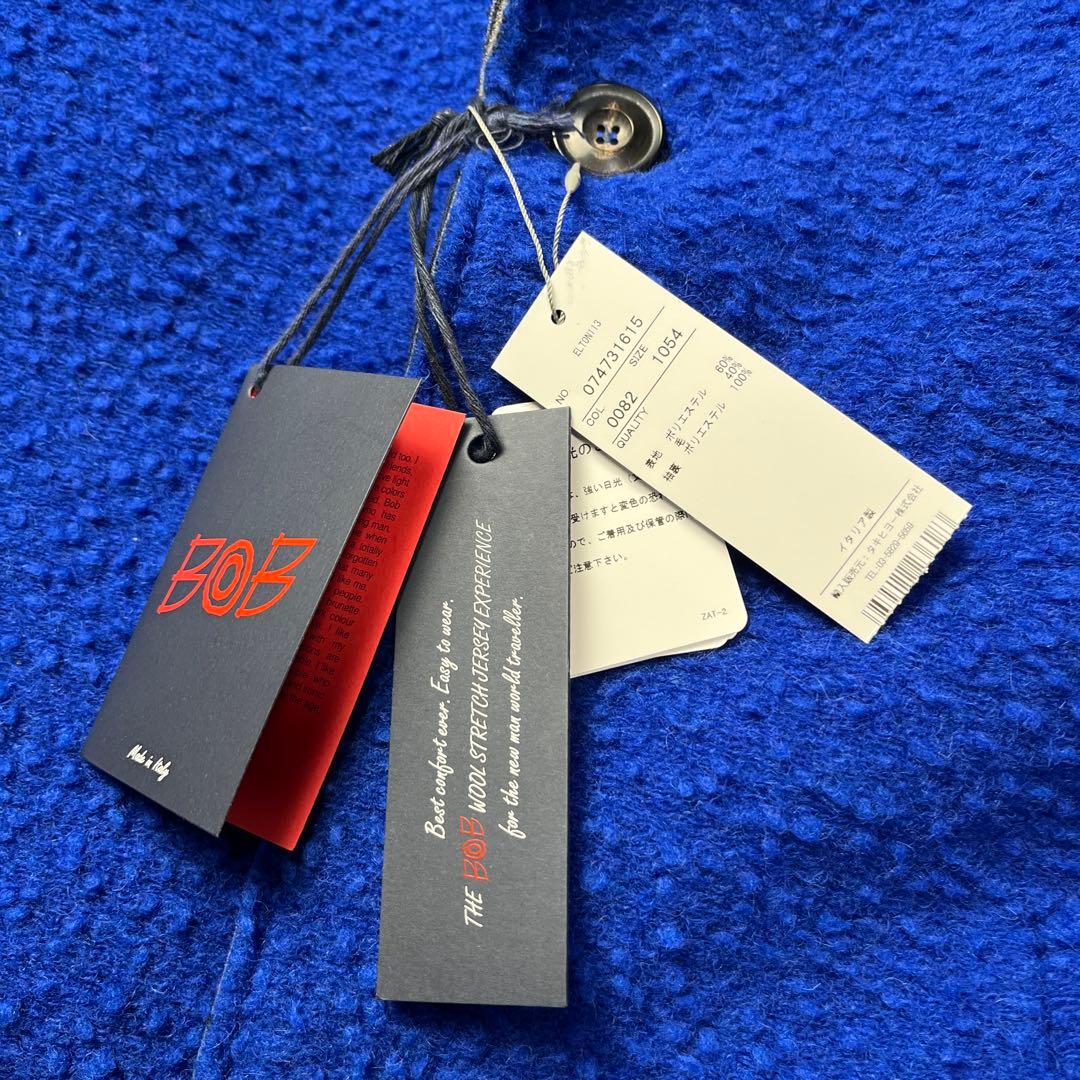 【希少サイズ54】BOB チェスターコート ボンディング ブルー タグ付き