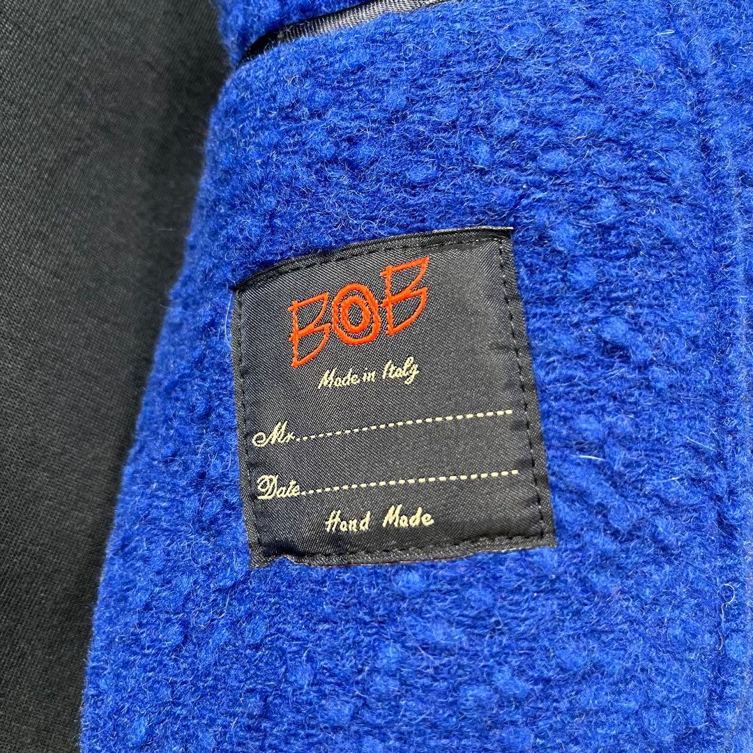 【希少サイズ54】BOB チェスターコート ボンディング ブルー タグ付き