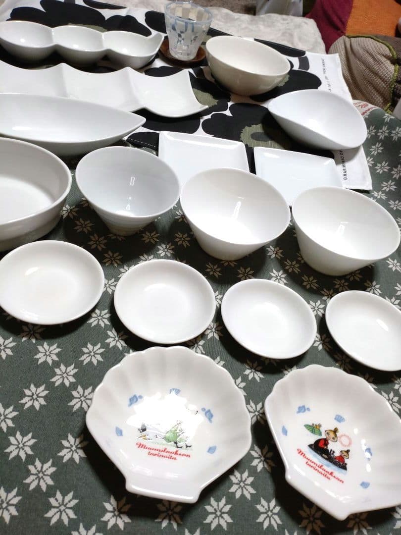 白 食器 19点■まとめ売り 未使用〜中古品 ■陶器 蚤の市 ヴィンテージ