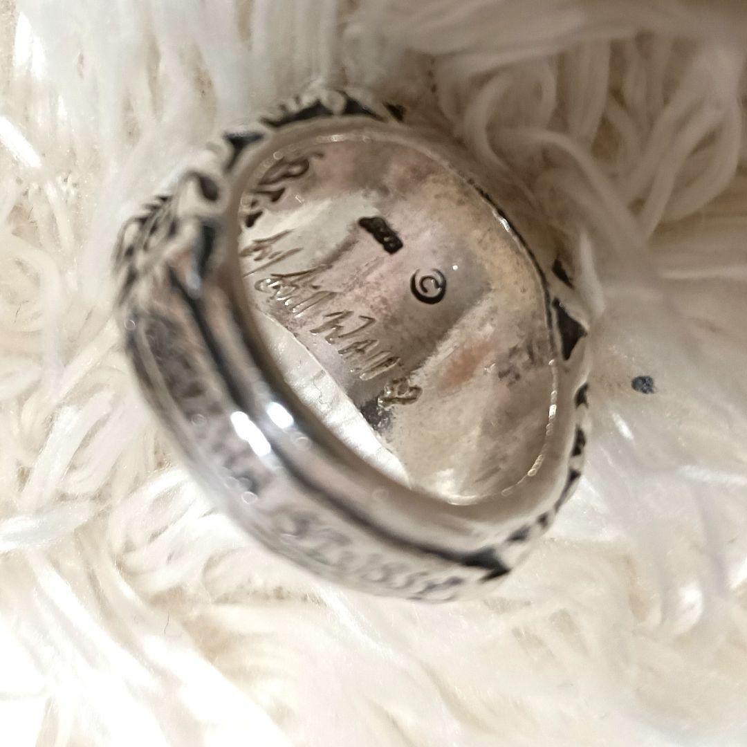 S/DOUBLE BILL WALL LEATHER シルバーリング
