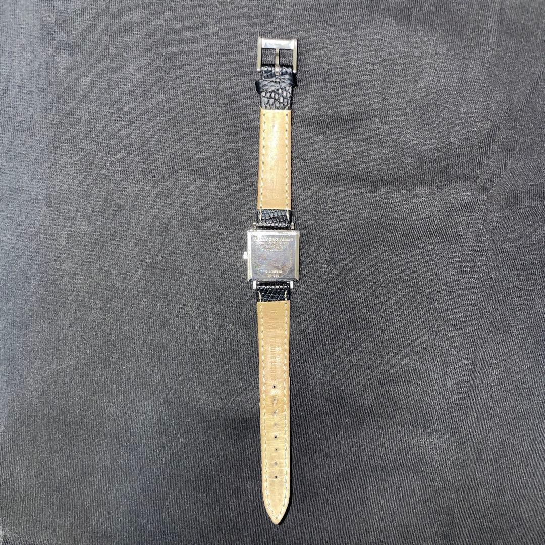 Tiffany&co. 時計 アトラス L3640 スクエア 黒 ブラック