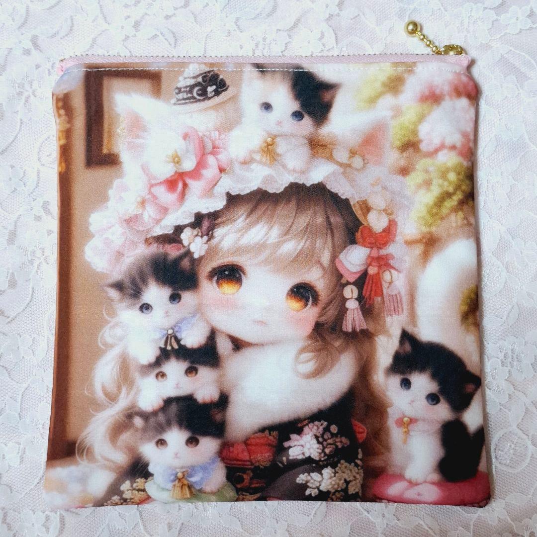 コスメ大好き様♥️リクエストオーダーページ　♥️フラットポーチ両面パネル