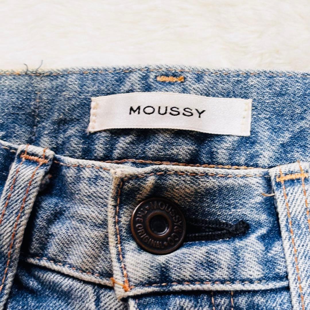 マウジー　MOUSSY MVS FLARE フレアデニム ブルー　24インチ