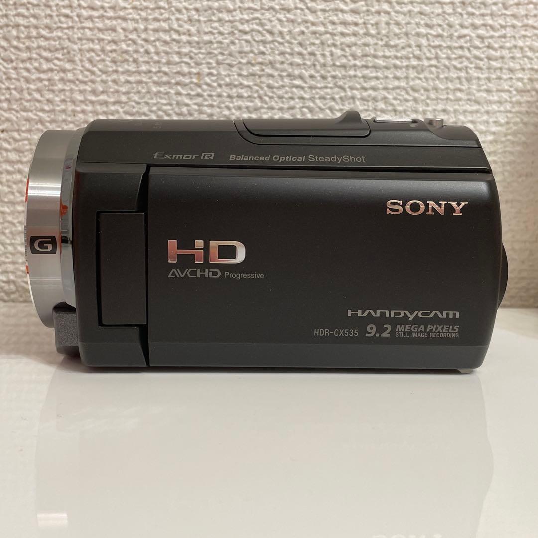 ✨美品✨SONY HDR-CX535 ビデオカメラ　動作品 ブラック 黒 ソニー