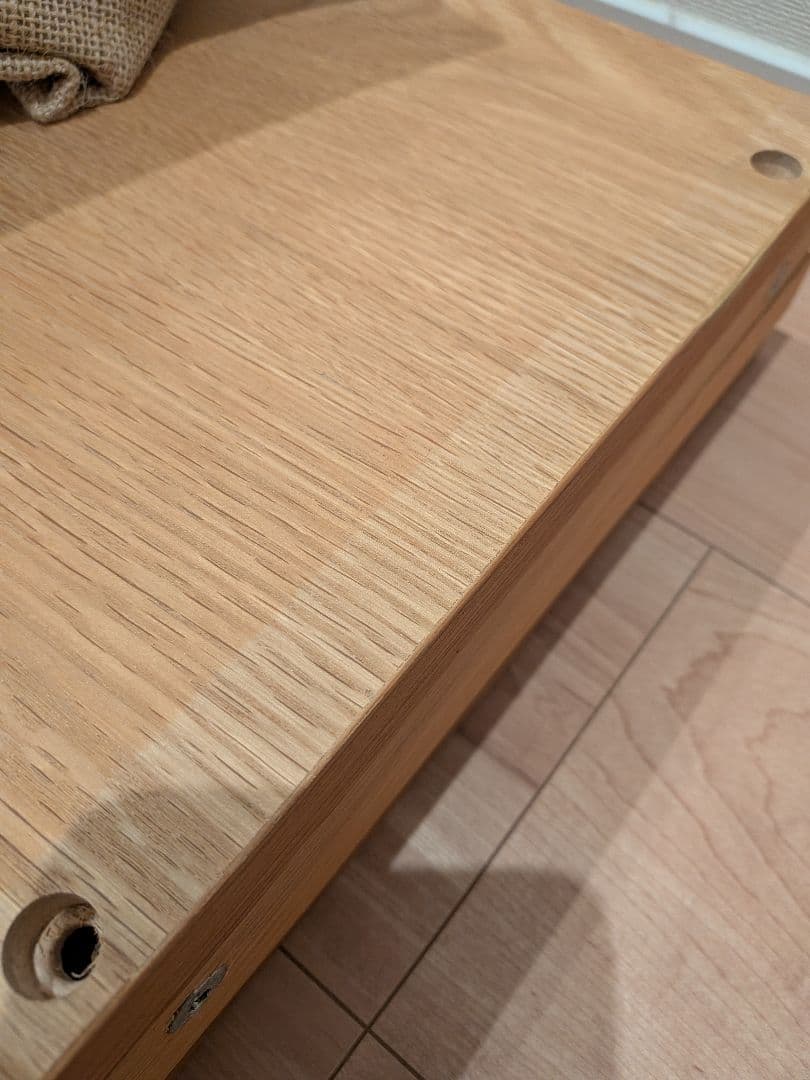5点セット　MUJI スタッキングシェルセット 5段×3列 オーク材　収納BOX