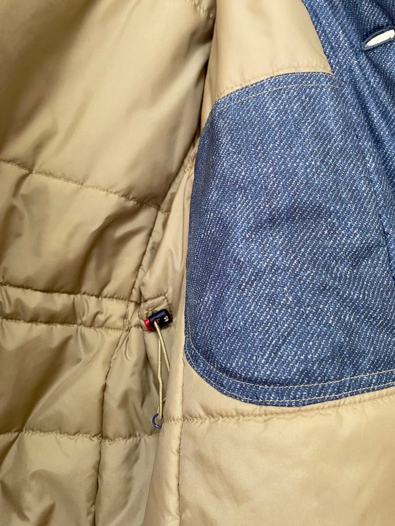 45r中綿入りブルゾン　ブルー